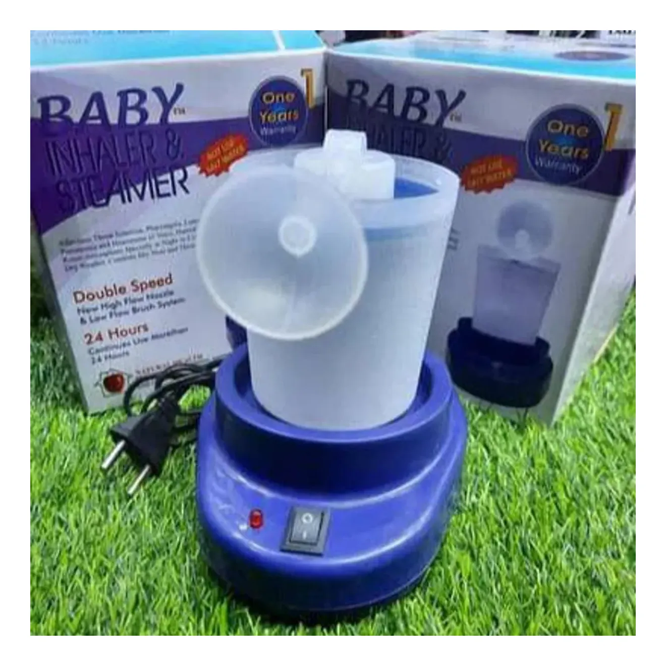 Baby steamer and inhaler for blocked nose