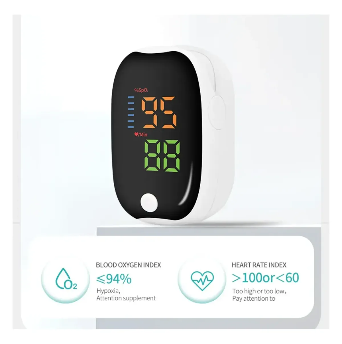 Fingertip pulse oximeter – photo 2