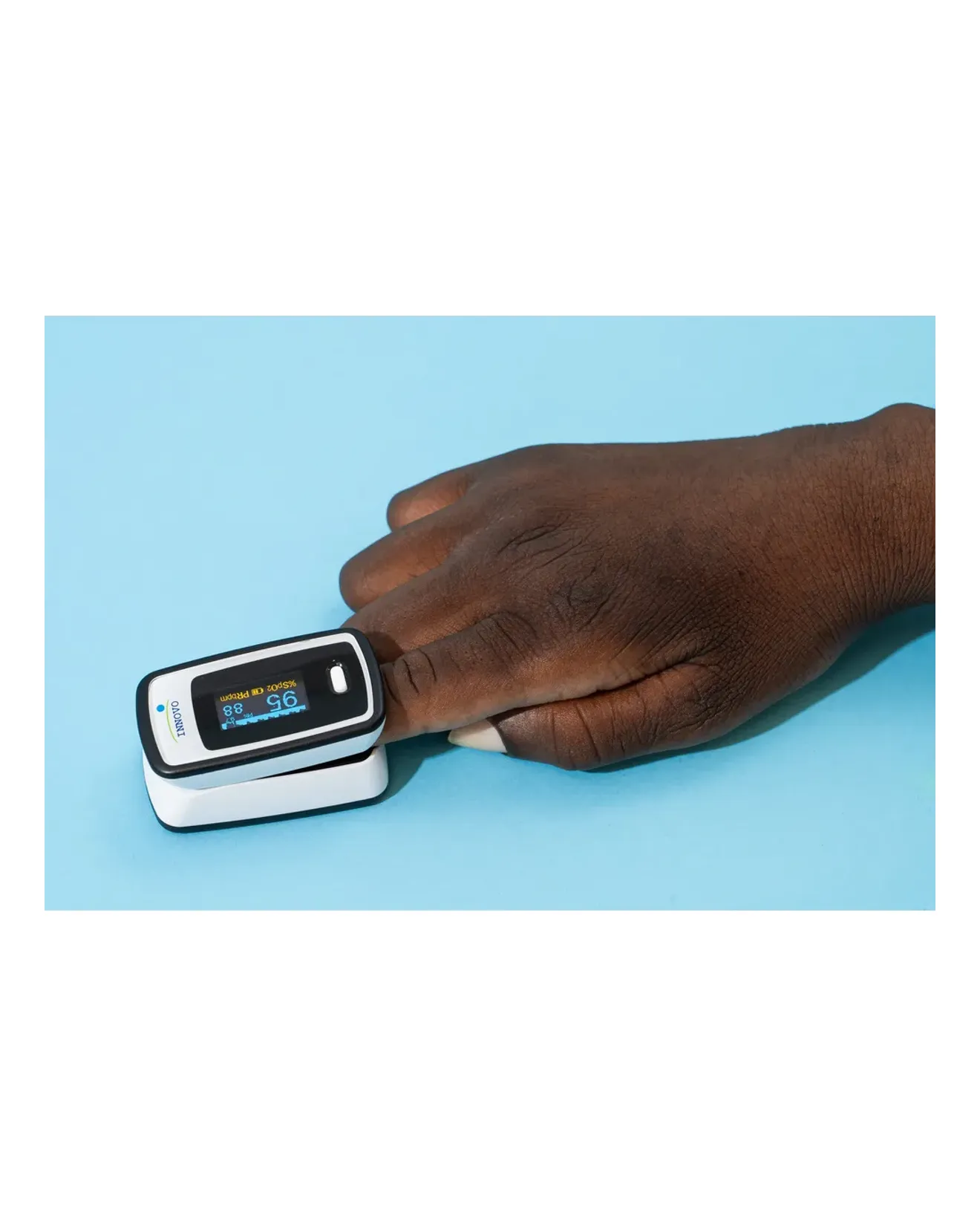 Life Care fingertip pulse oximeter with box