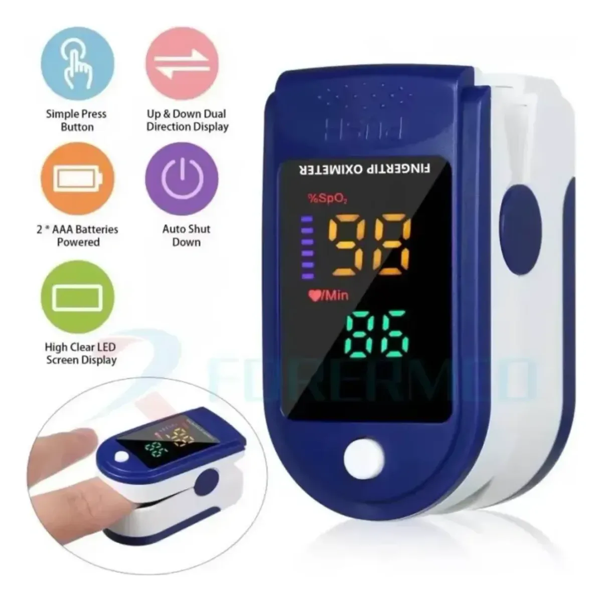 LK87 digital fingertip pulse oximeter – photo 3