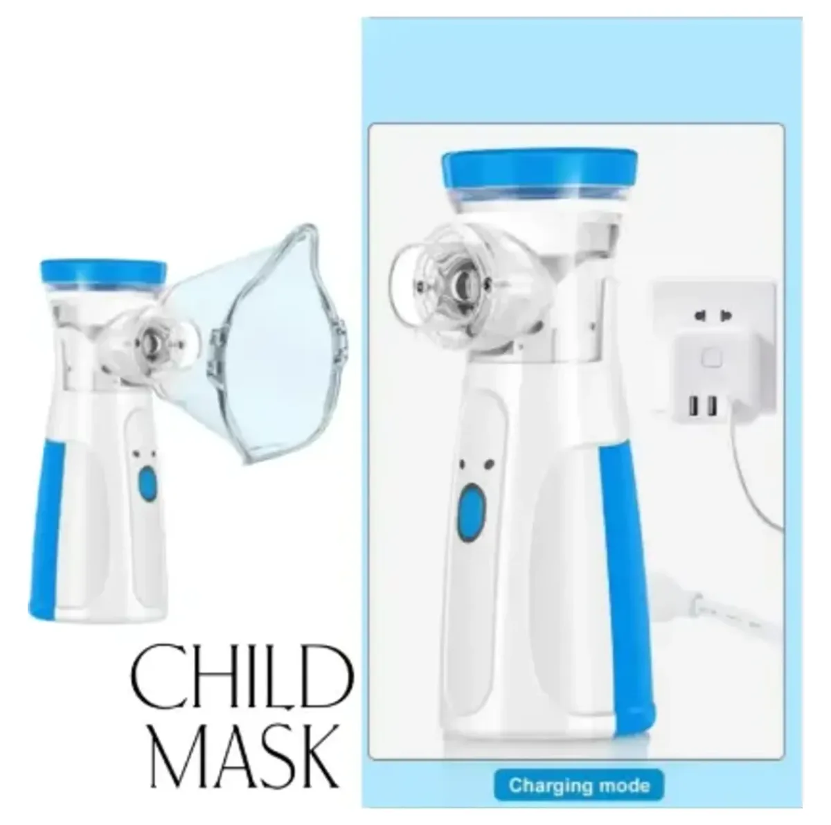 Mesh nebulizer mask set adult child mouthpiece – photo 4