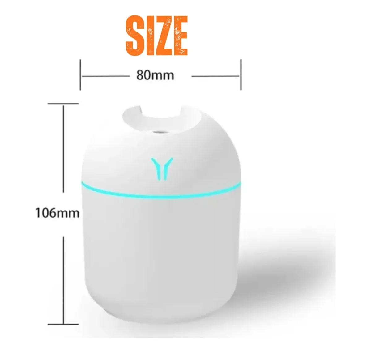Mini ultrasonic cool mist humidifier USB – photo 2