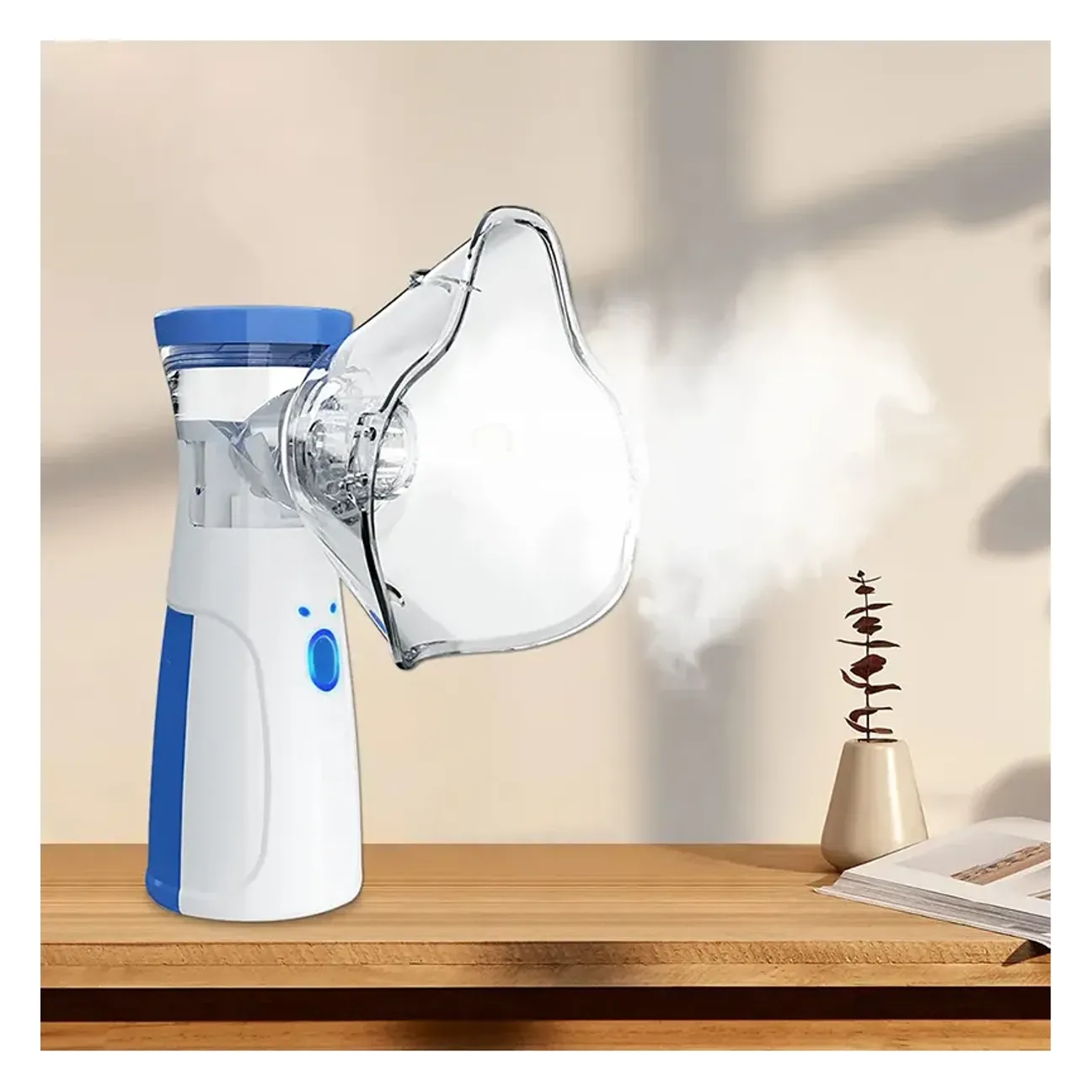 Rechargeable mesh nebulizer with mask