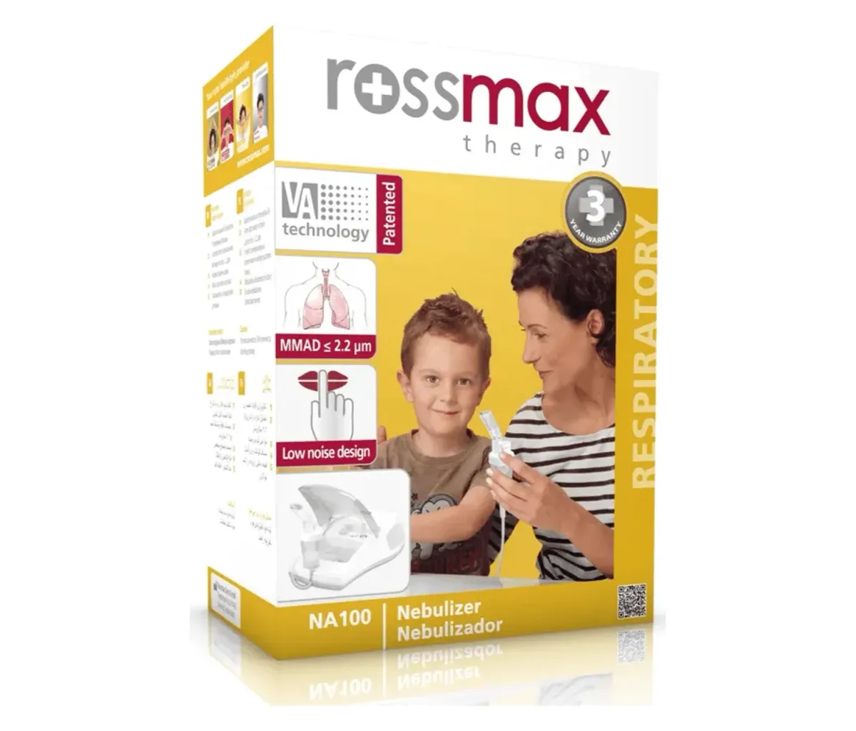 Rossmax NA100 piston compressor nebulizer – photo 2