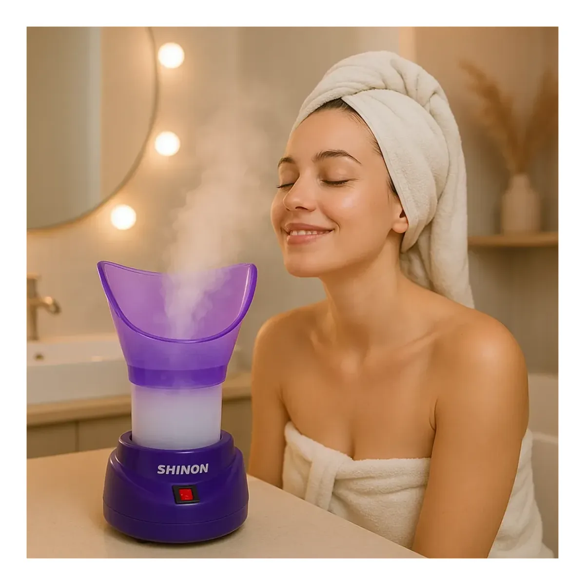 Shinon steam inhaler and facial steamer – photo 2