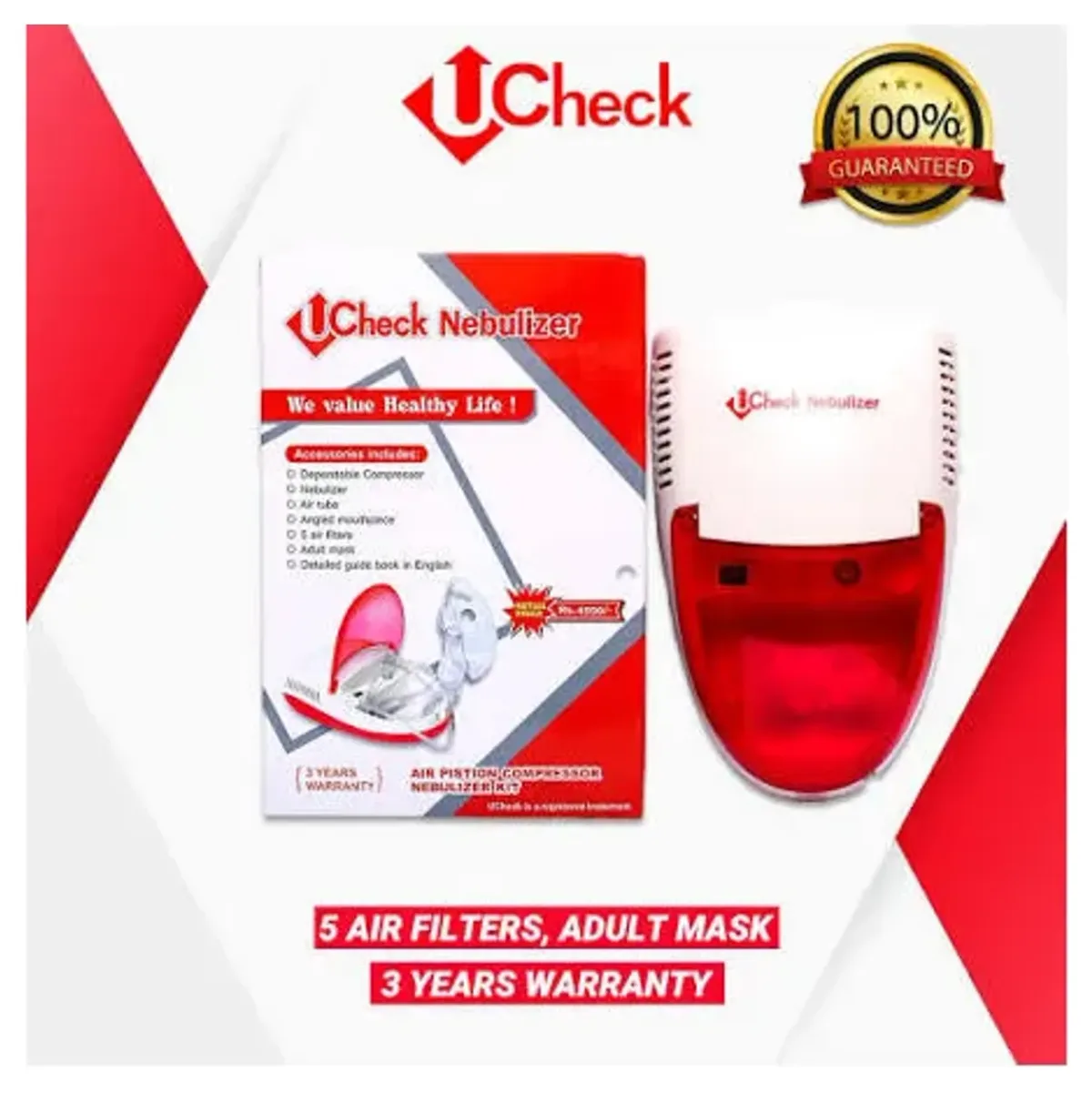 UCheck air piston compressor nebulizer kit – photo 3